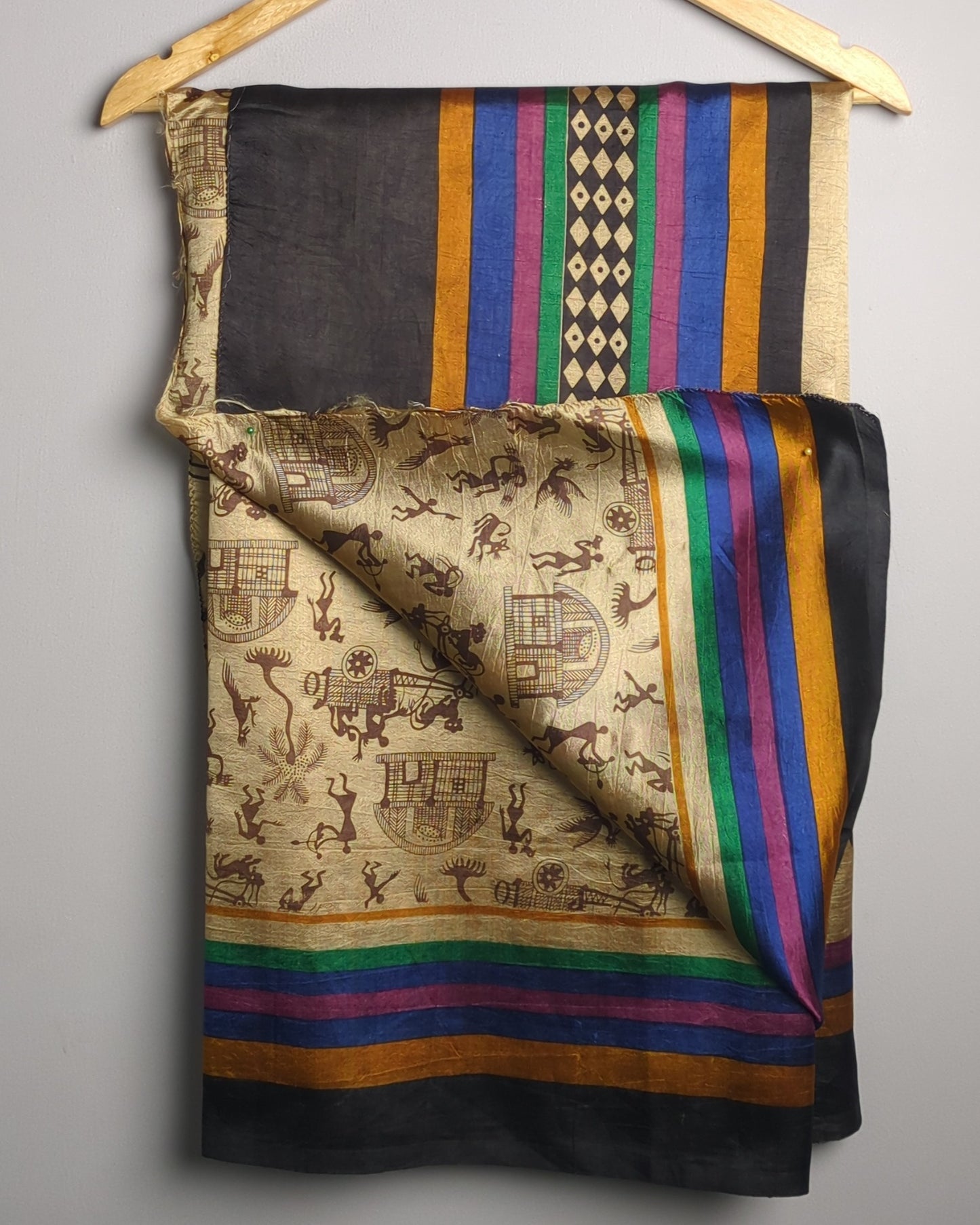 Black Silk Saaree