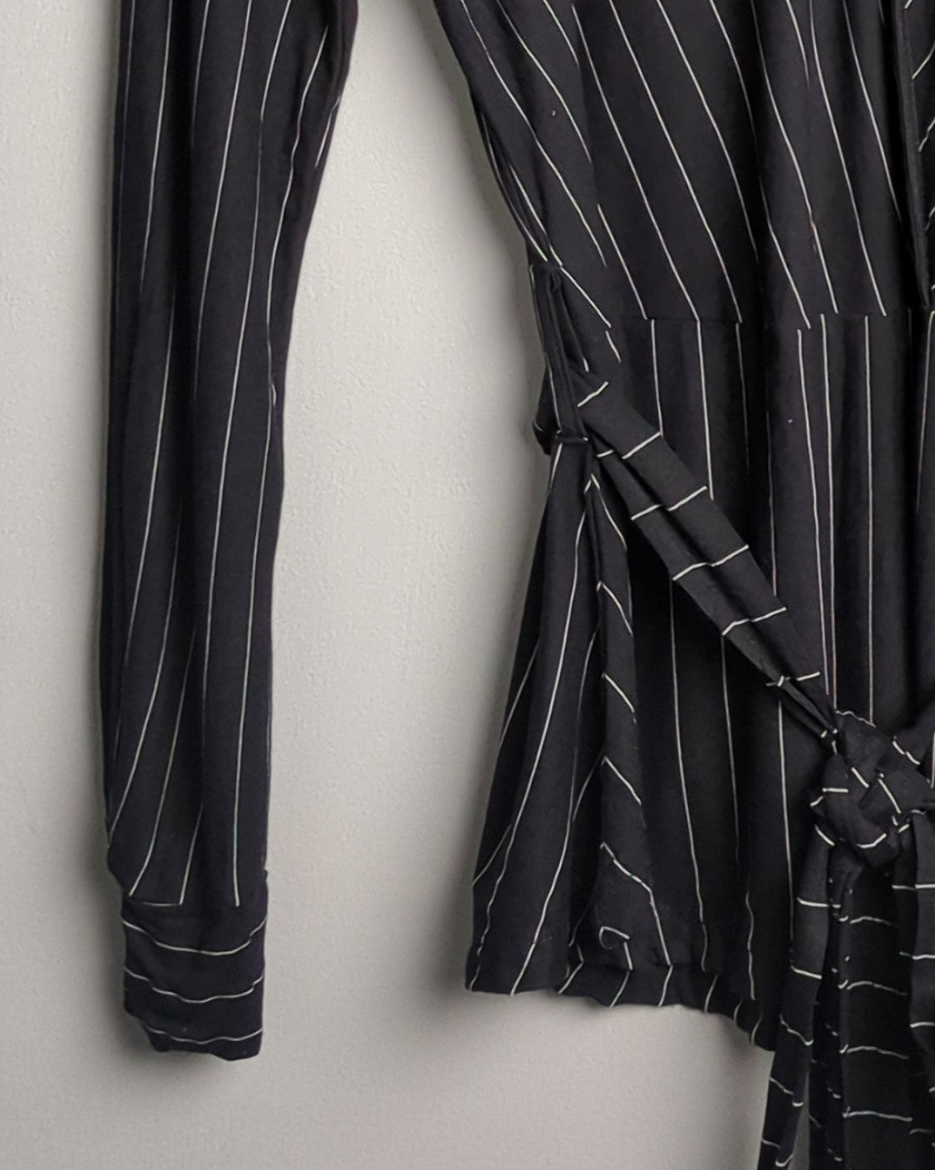 Cottonworld Black Striped Wrap