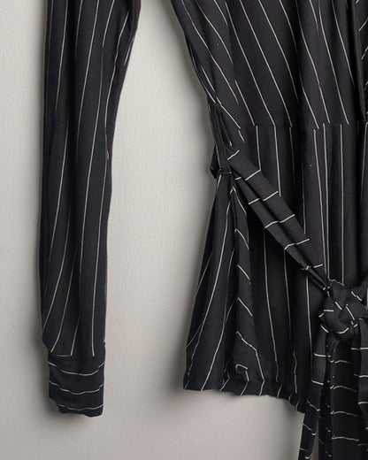 Cottonworld Black Striped Wrap