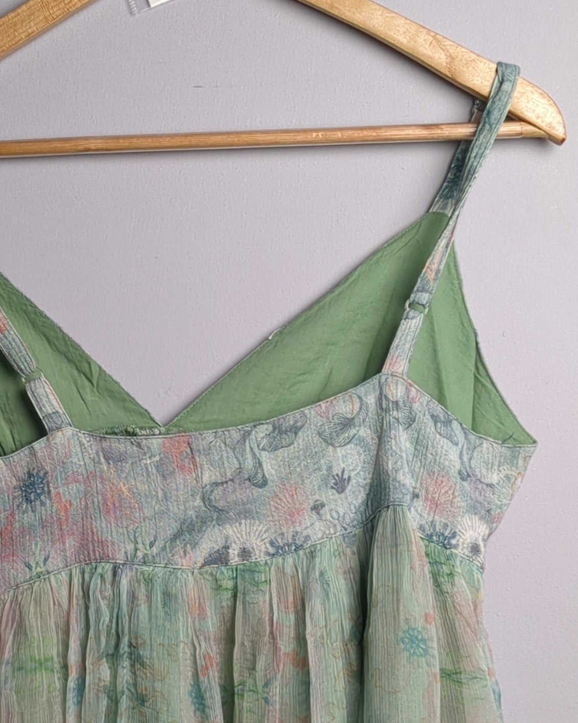 Endless Summer Green Floral Camisole