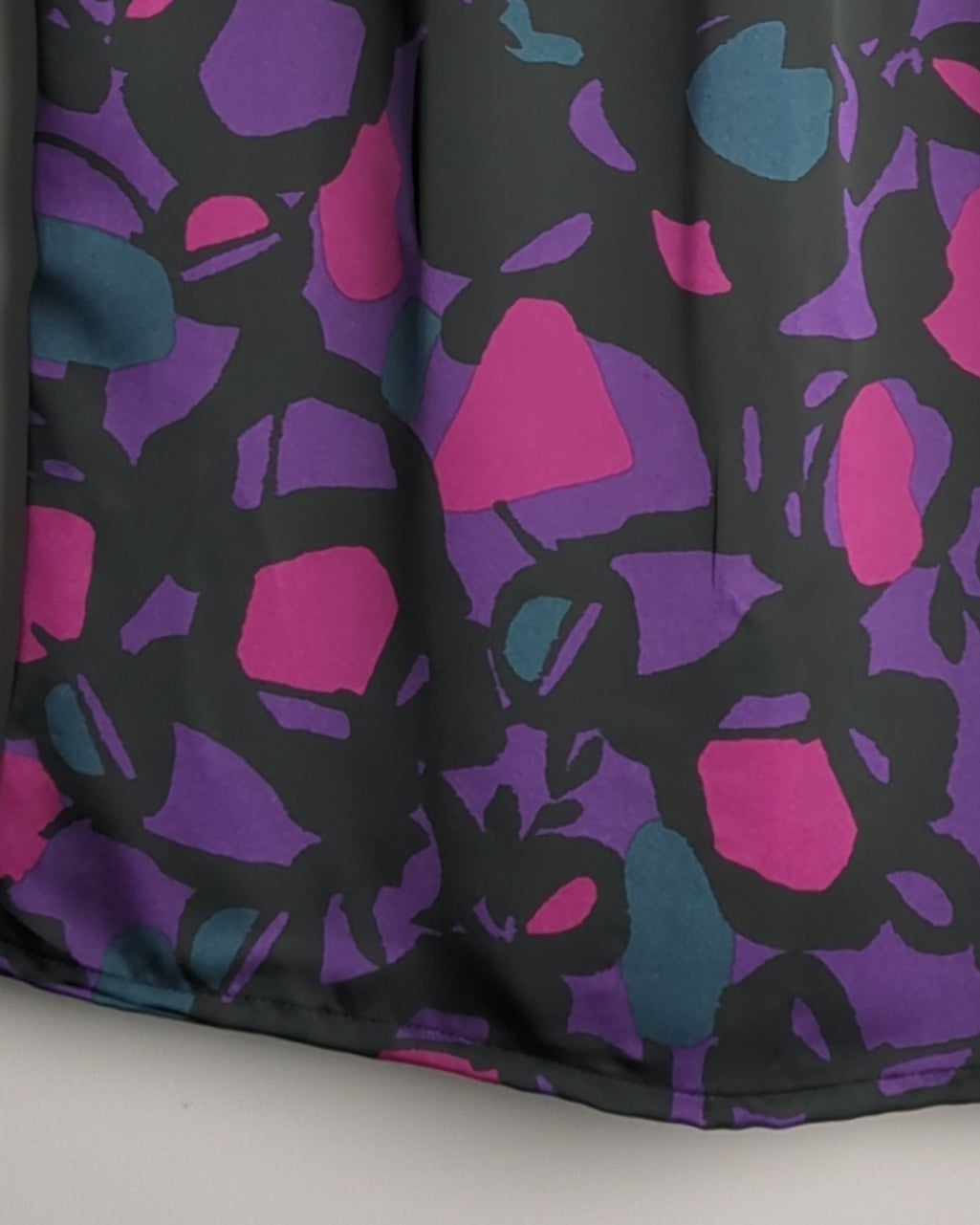 M&S Purple Printed Skirt
