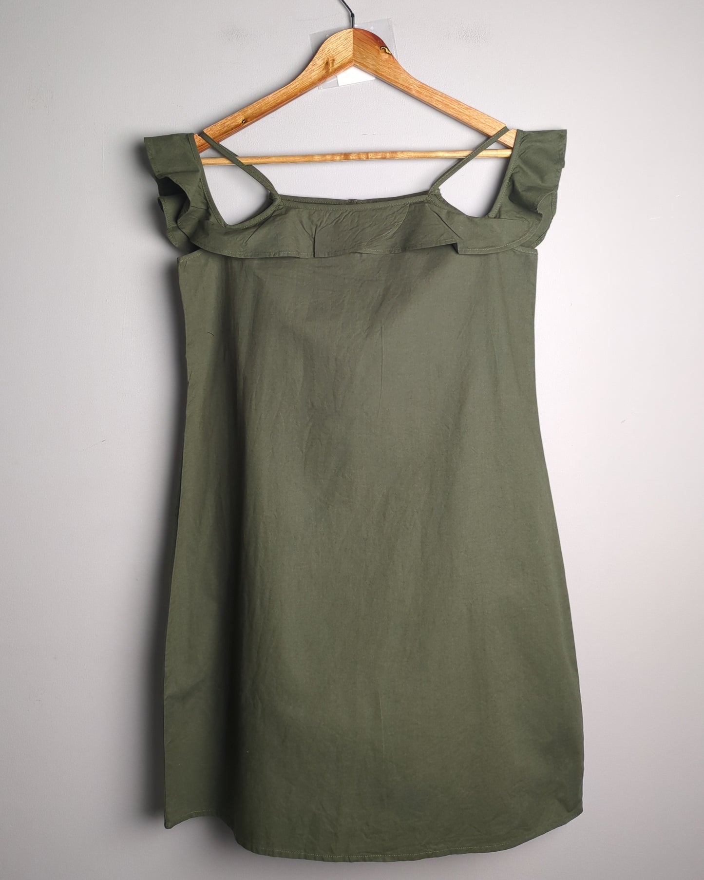 Love Genration Green Ruffle Dress