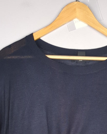 H&M Blue Knitted Sweater