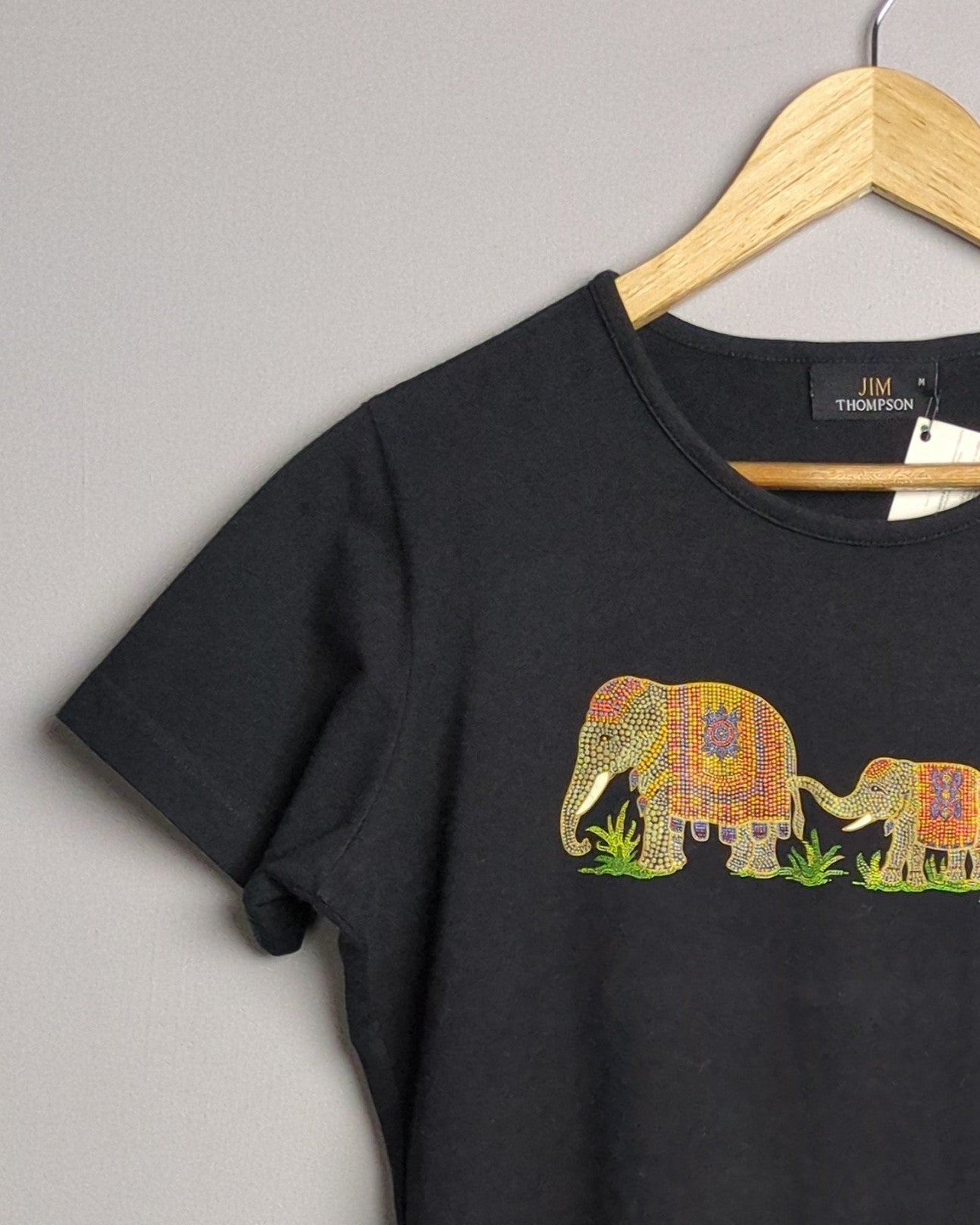 Jim Thompson Black Elephant T-shirt