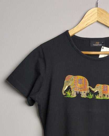 Jim Thompson Black Elephant T-shirt