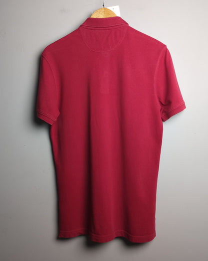 Cotton World Wine Polo Shirt