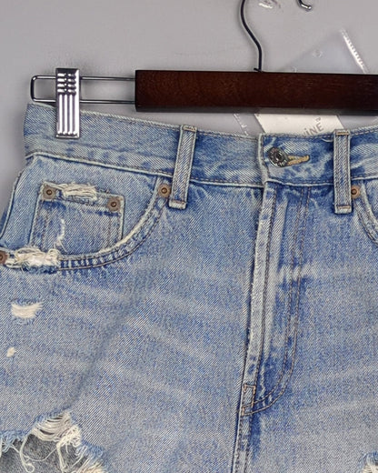 Zara Blue Denim Shorts