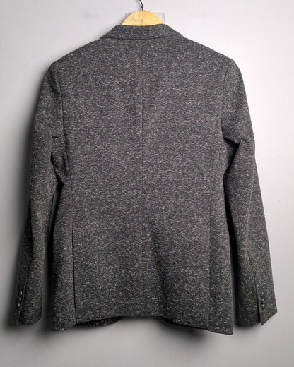 United Colors Of Benetton Grey Casual Blazer
