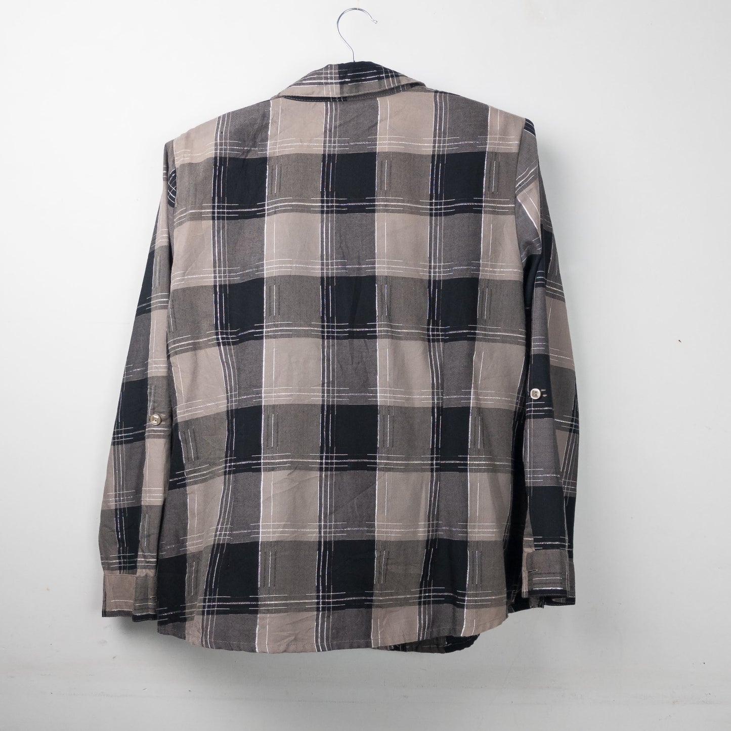 Plaid Button-Down Shirt