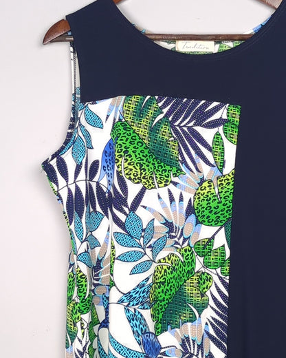 Tradition Blue Sleeveless Dress