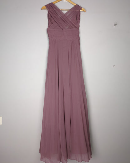 Asos Design Wine Evening Gown