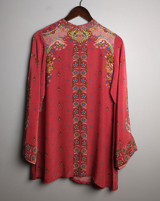 Red Bohemian Tunic