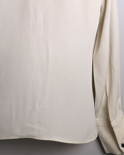H&M Beige Buttoned Blouse
