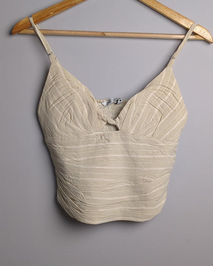 Zara Beige Corset Top