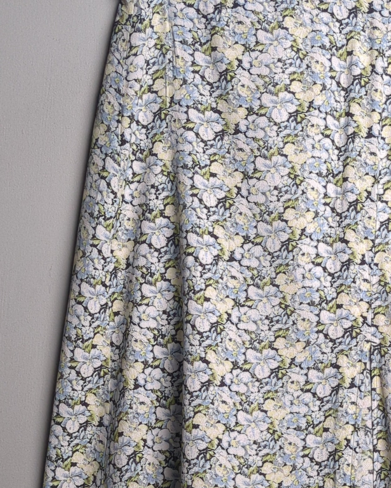 H&M Blue Floral Skirt