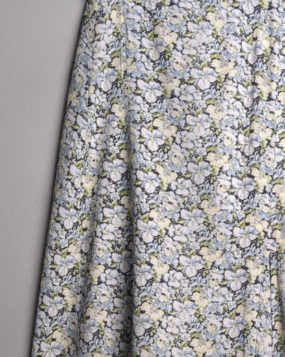H&M Blue Floral Skirt