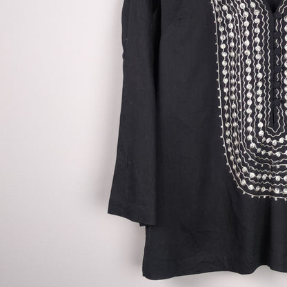 Embroidered Black