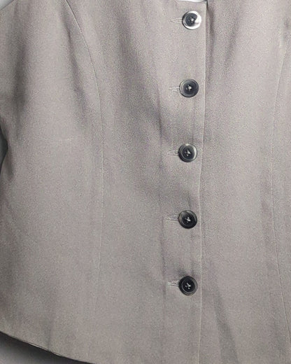 Fable Street Gray Tailored Vest
