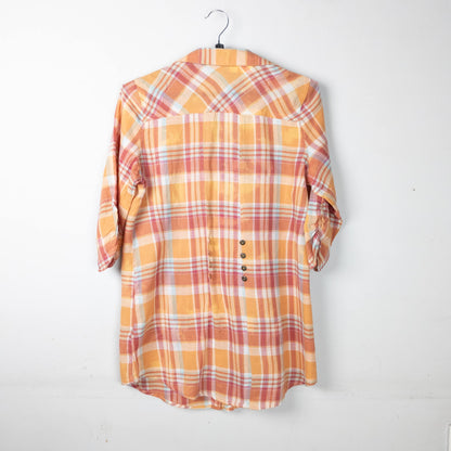 Plaid Button-Down Shirt