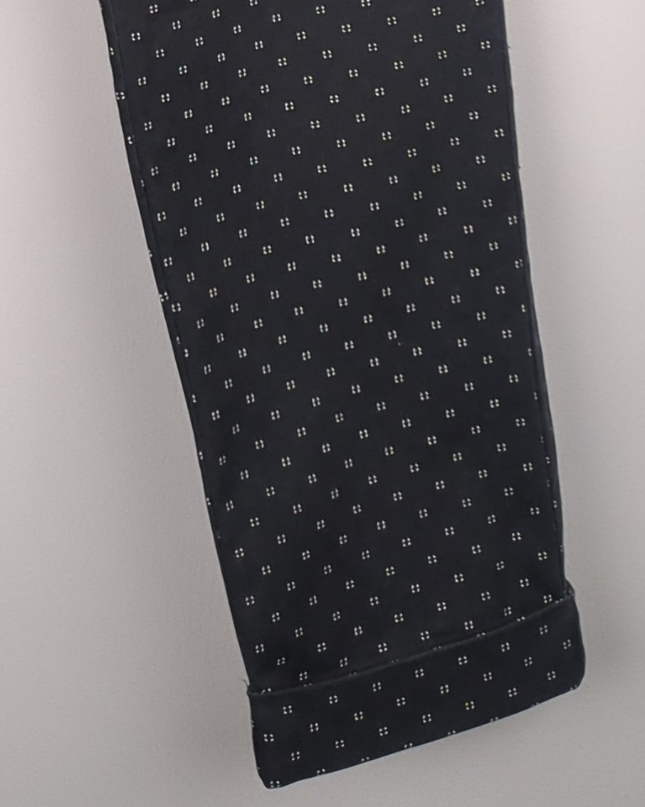 Cotton World Gray Patterned Trousers