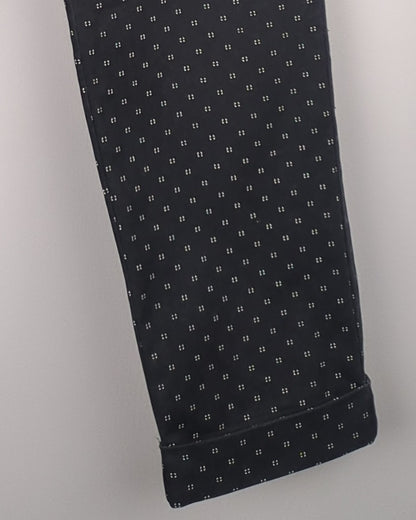 Cotton World Gray Patterned Trousers