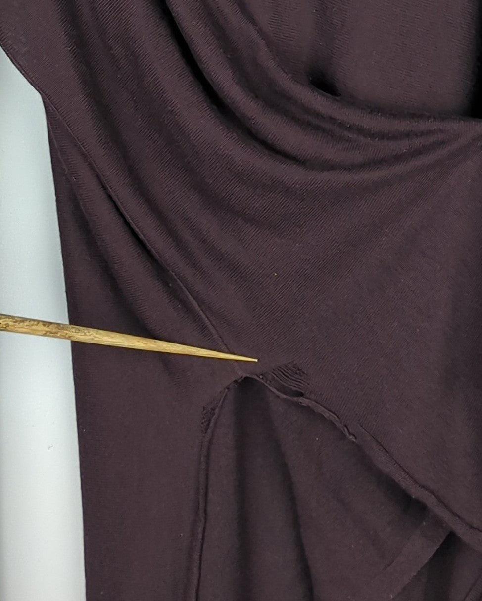 H&M Wine Wrap Top
