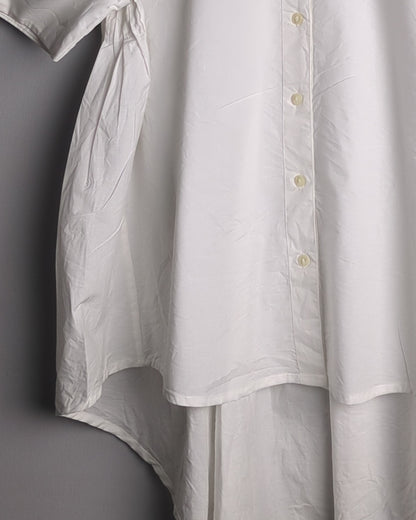Pause White Button-Down Shirt
