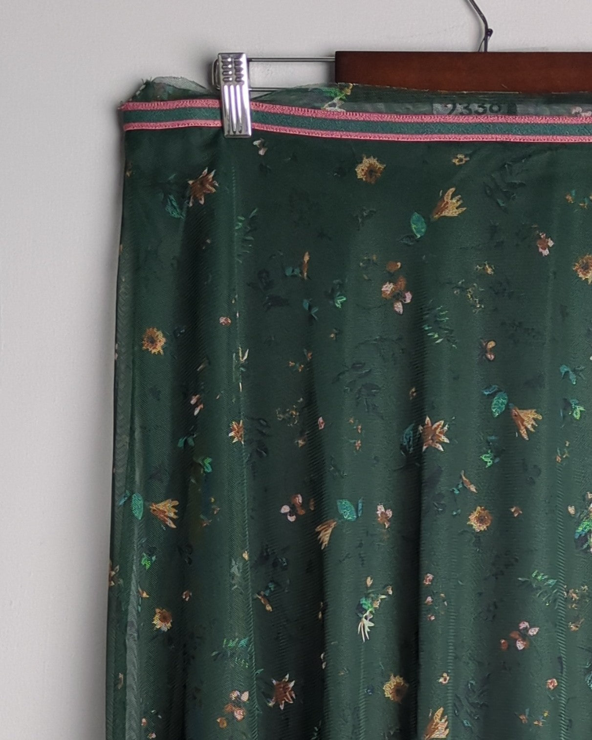 Vero Moda Green Midi Skirt
