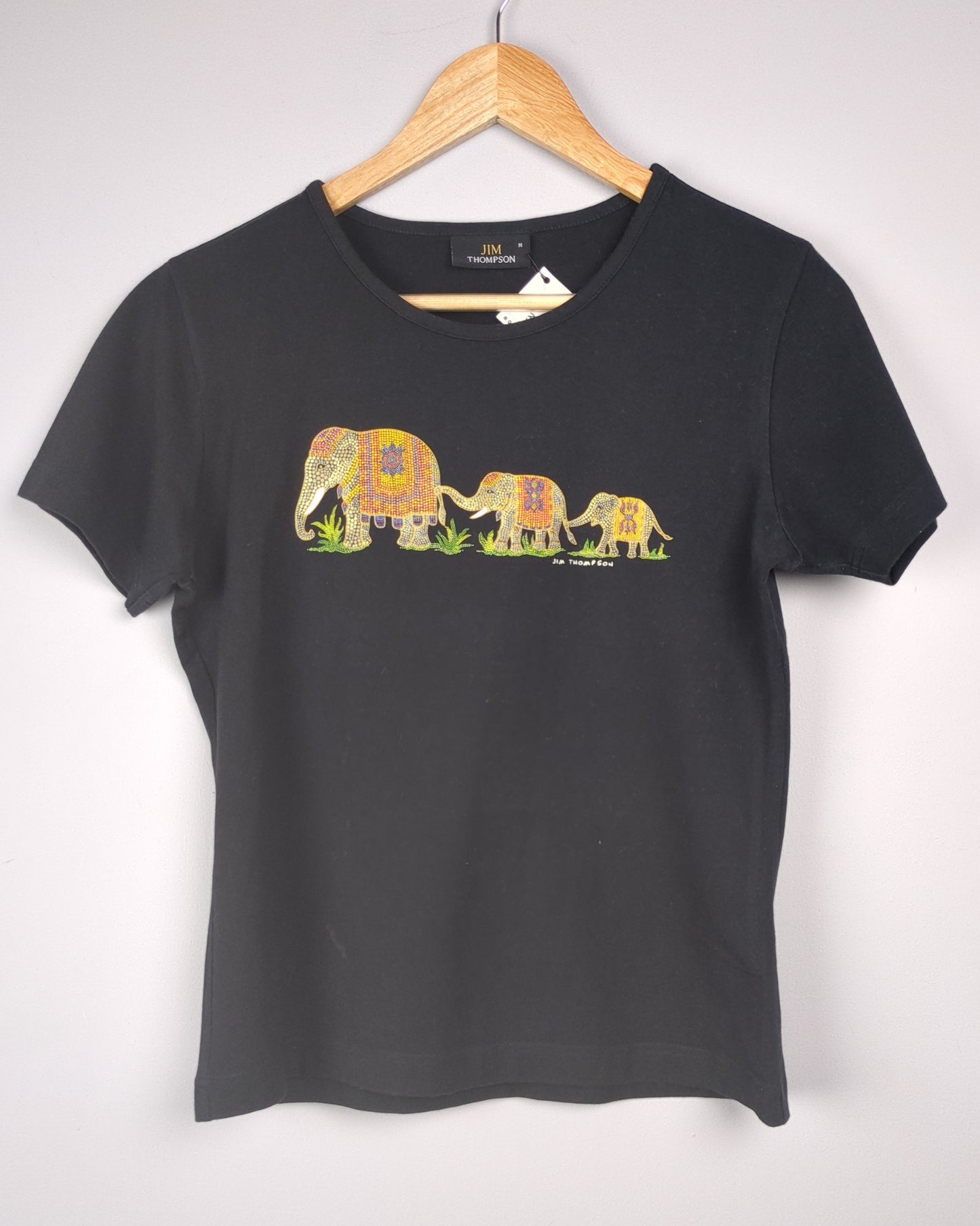 Jim Thompson Black Elephant T-shirt