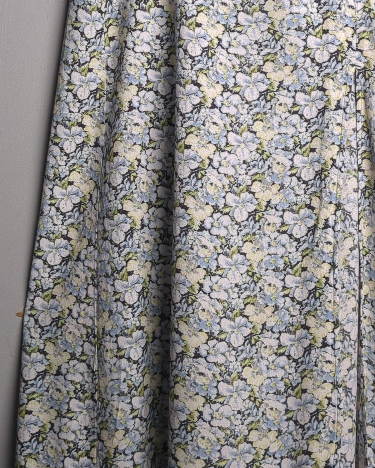 H&M Blue Floral Skirt