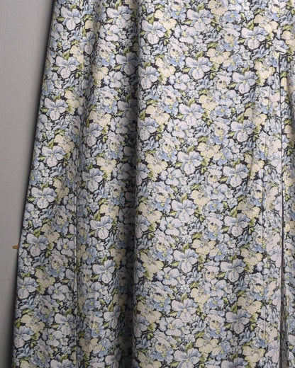 H&M Blue Floral Skirt