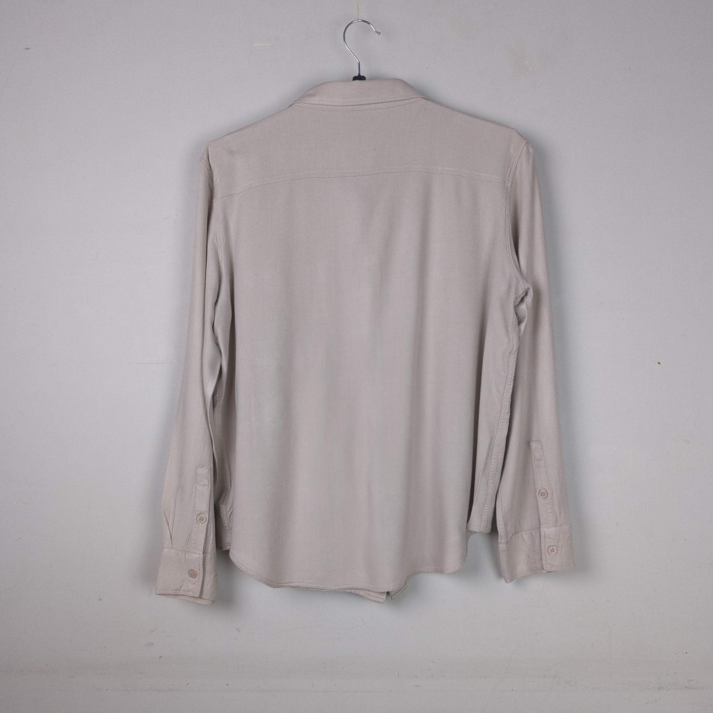 Latte Coloured Classic Button-Up Shirt
