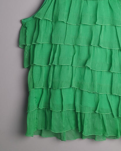Nichi Green Ruffled Halter