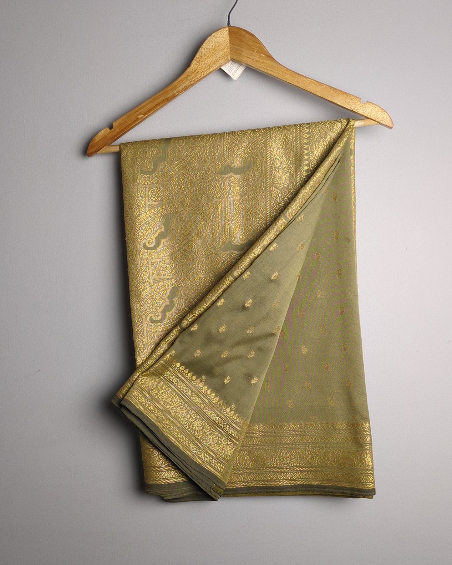 Green Graphic Saree