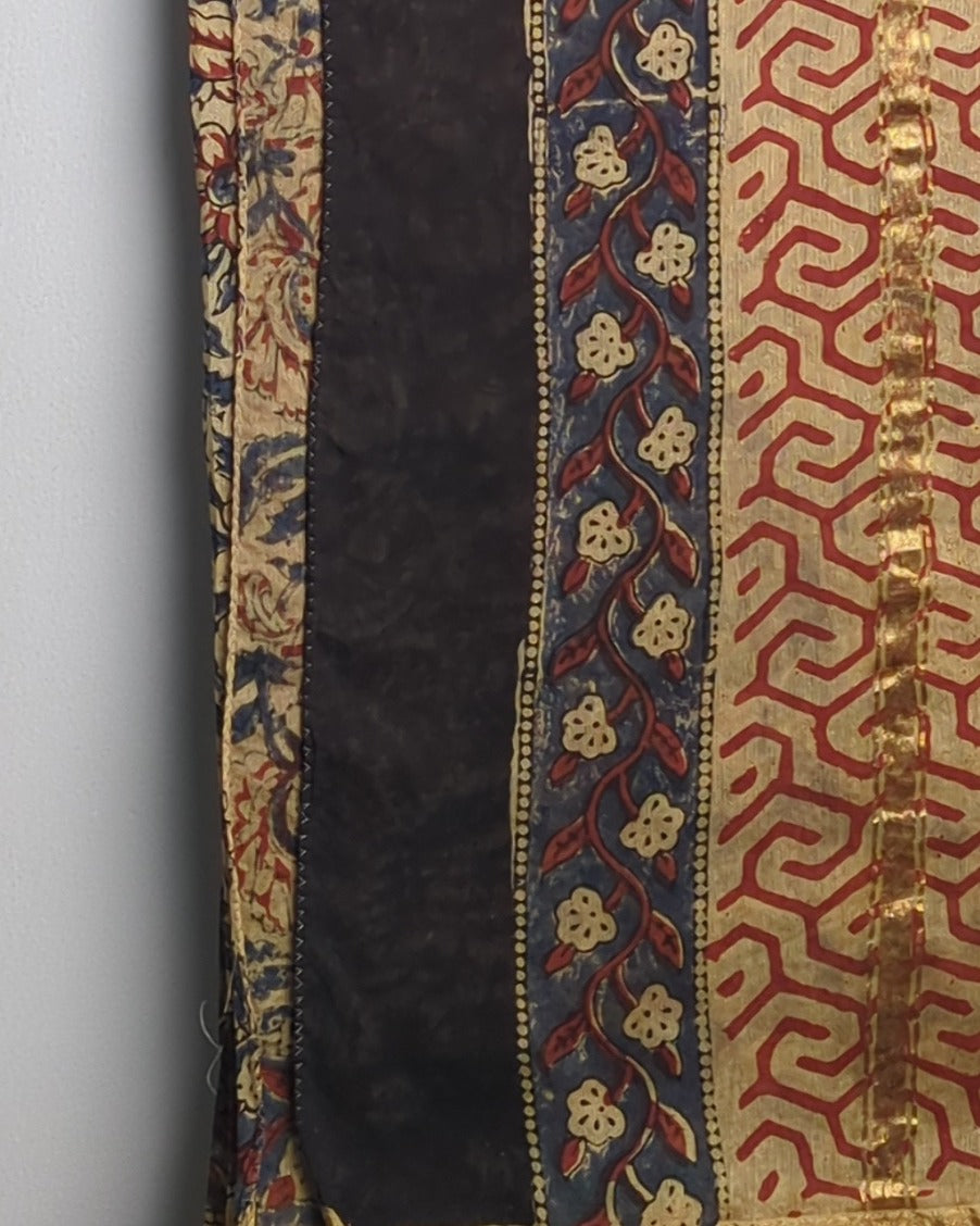 Beige Printed Saaree