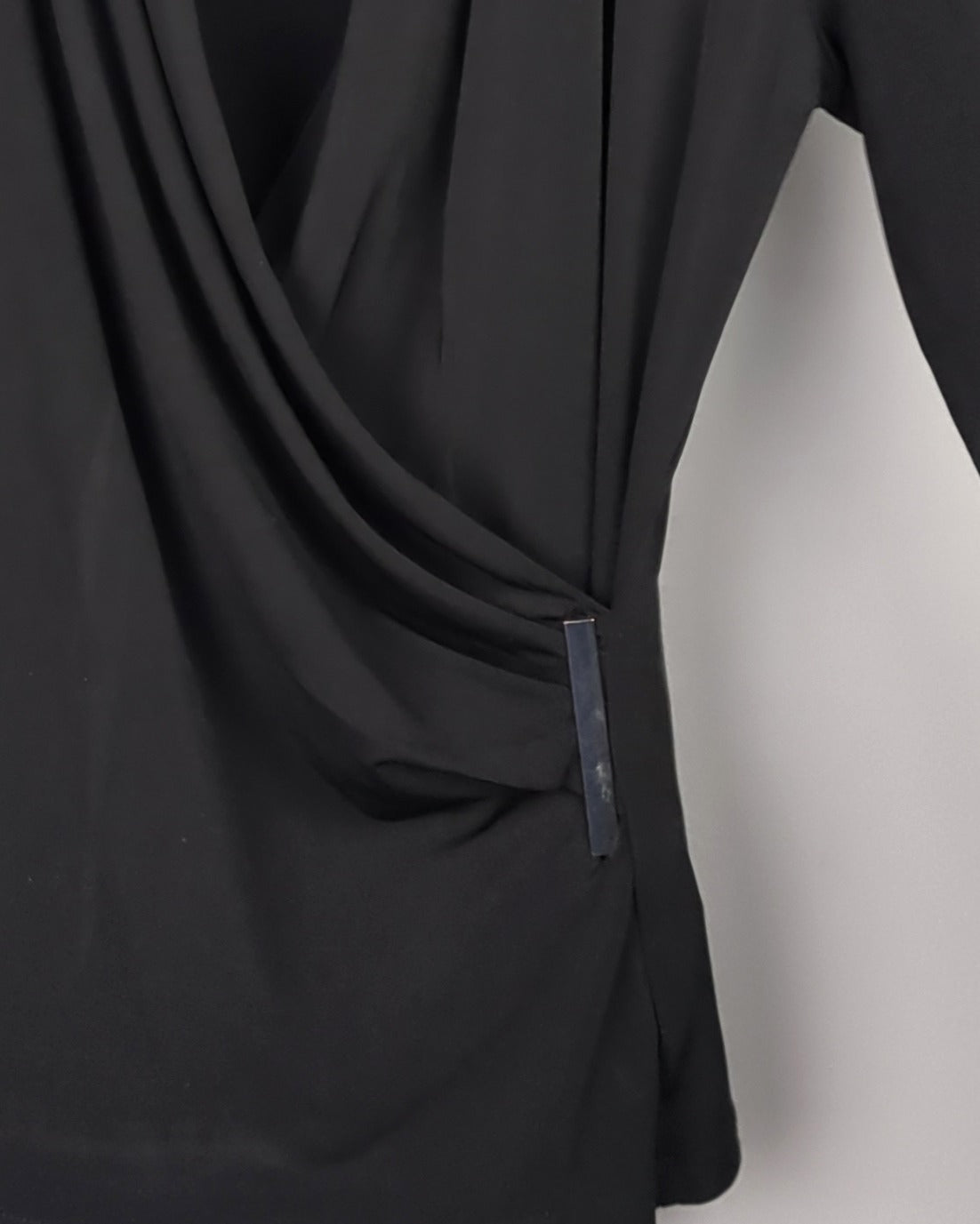 Black Wrap Top