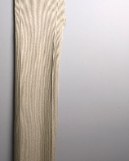 Zara Beige Ribbed Dress