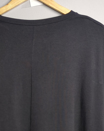 Cotton World Black Sleeveless Top