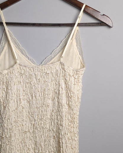 Zara Beige Camisole Dress