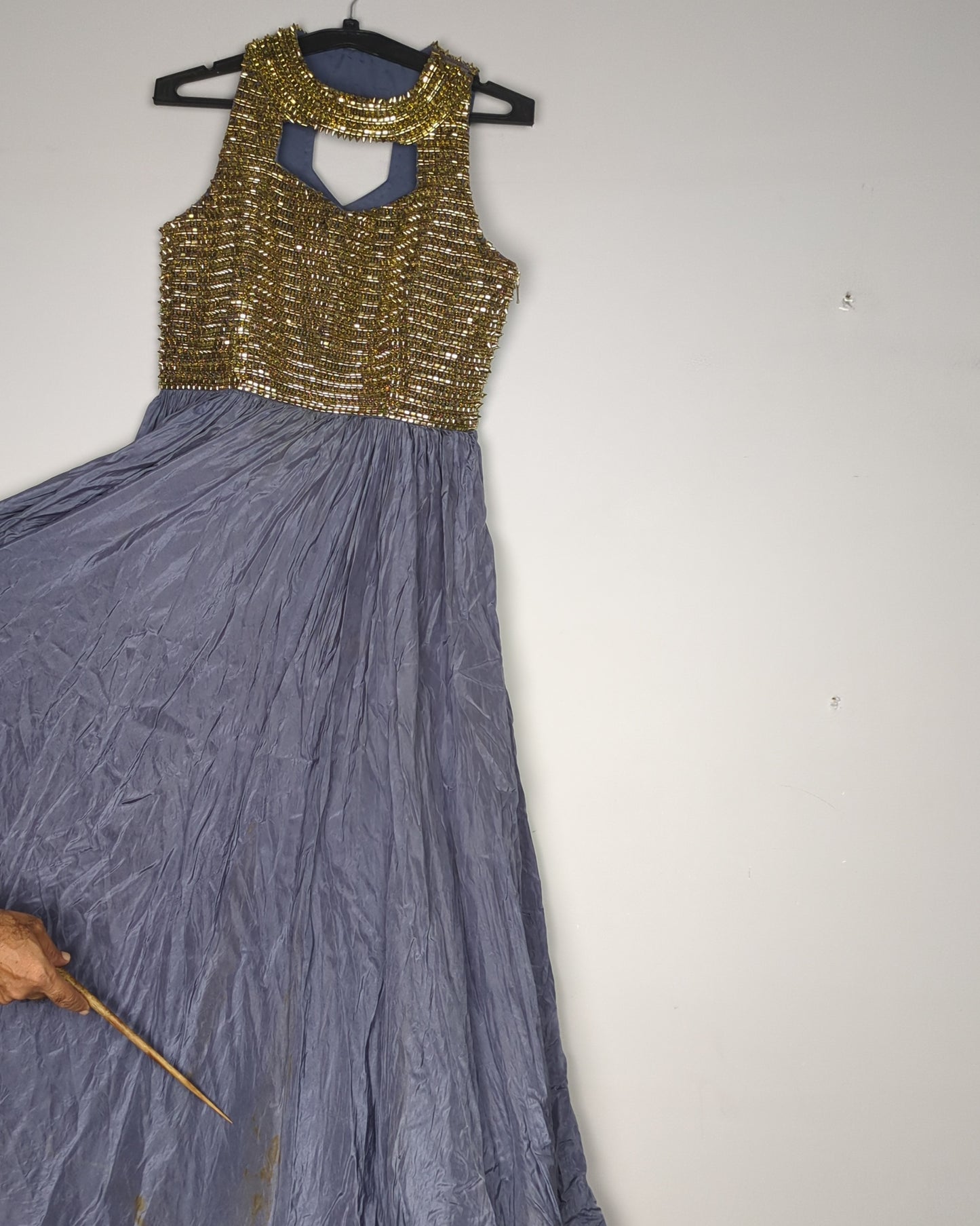 Gray Evening Gown