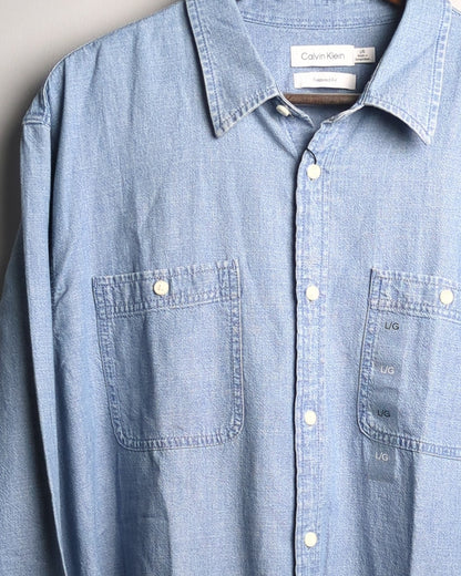 Calvin Klein Blue Denim Shirt