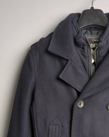 Boat Yard Blue Pea Coat
