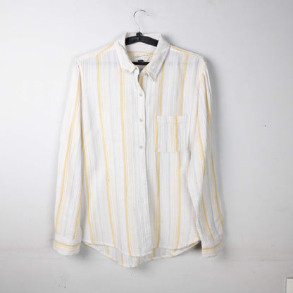 Striped Button-Down Shirt