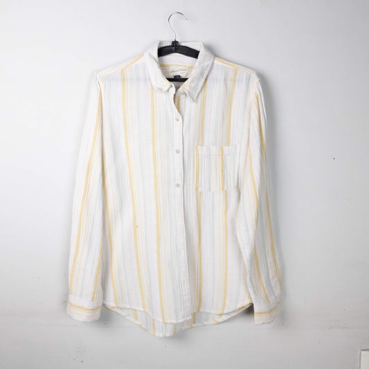 Striped Button-Down Shirt
