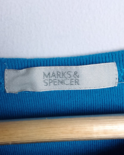 M&S Blue Crewneck Tee