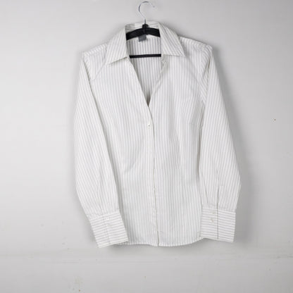 Striped Button-Up Shirt