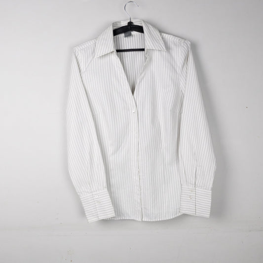 Striped Button-Up Shirt