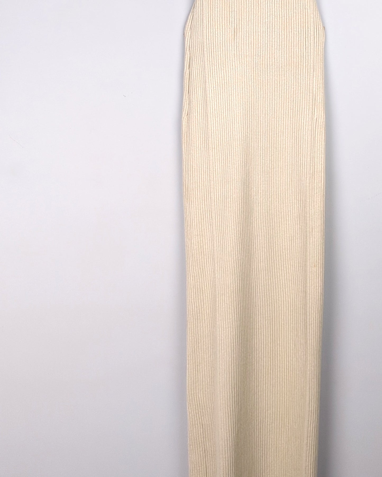 Zara Beige Ribbed Dress
