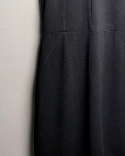 Mango Black V-Neck Dress