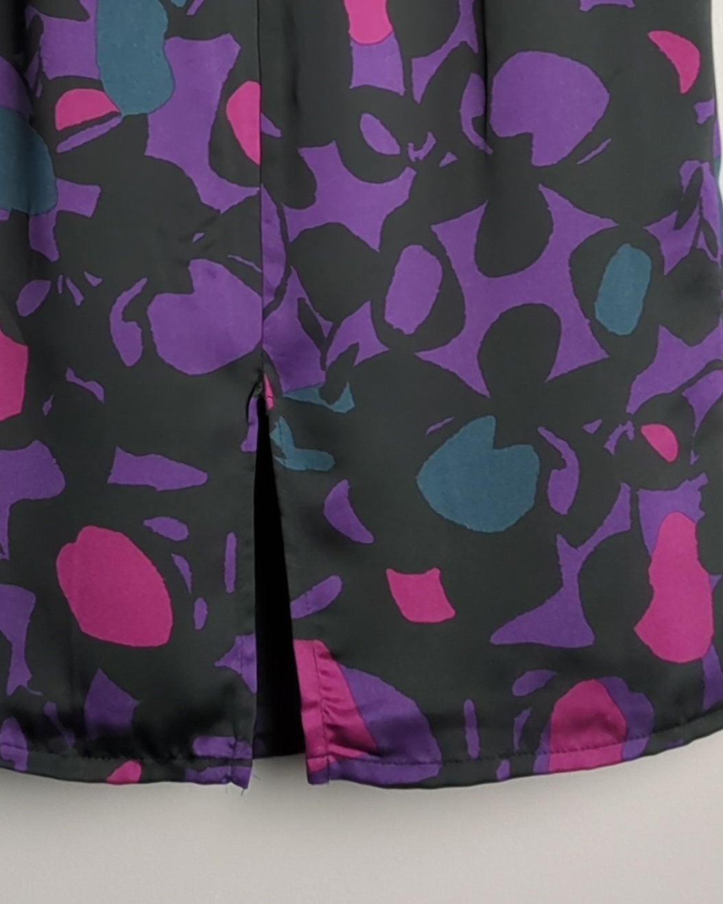 M&S Purple Printed Skirt